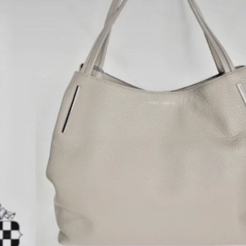 Vince Camuto Ike Tote In Light Cream Gray New Without Tags - Picture 9 of 9